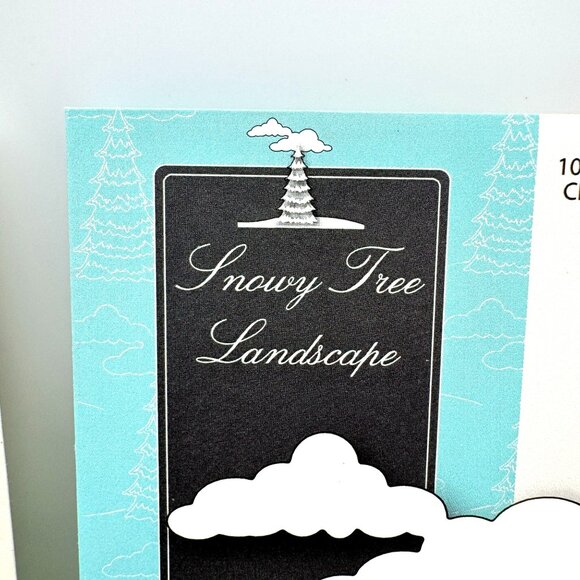 Memory Box Andover Ornament & Snowy Tree Landscape Cutting Dies Set - Picture 6 of 8
